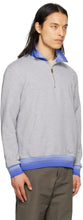 Load image into Gallery viewer, Zip-Neck Sweatshirt Grey