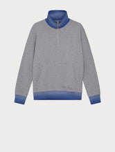 Load image into Gallery viewer, Zip-Neck Sweatshirt Grey
