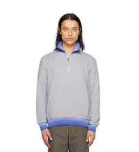 Load image into Gallery viewer, Zip-Neck Sweatshirt Grey