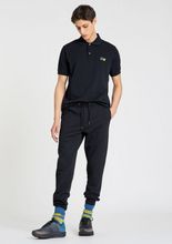 Load image into Gallery viewer, Blue Paint Splatter Polo Shirt