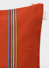 Load image into Gallery viewer, Signature Stripe Cushion Orange