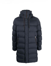 Load image into Gallery viewer, Padded Hooded Coat Blue