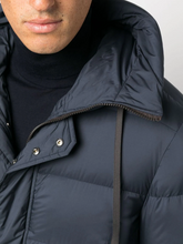 Load image into Gallery viewer, Padded Hooded Coat Blue