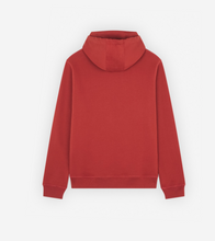 Load image into Gallery viewer, Barbour x Maison Kitsuné Fox Head Hoodie Burnt Red