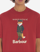 Load image into Gallery viewer, Barbour x Maison Kitsuné Beaufort Fox T-Burnt Red