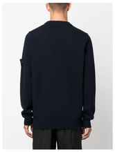 Load image into Gallery viewer, Blue Crewneck Knit