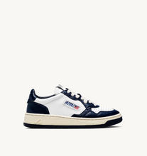 Load image into Gallery viewer, Sneakers Medalist White And Blue Leather