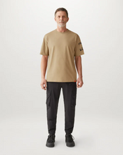 Load image into Gallery viewer, Khaki Centenary Sleeve Logo T-Shirt