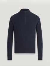 Load image into Gallery viewer, Cole Quarter Zip Jumper Blue