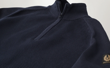 Load image into Gallery viewer, Cole Quarter Zip Jumper Blue