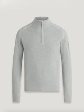 Load image into Gallery viewer, Cole Quarter Zip Jumper Light Grey