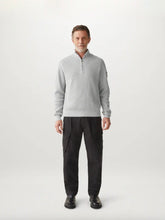 Load image into Gallery viewer, Cole Quarter Zip Jumper Light Grey