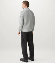 Load image into Gallery viewer, Cole Quarter Zip Jumper Light Grey