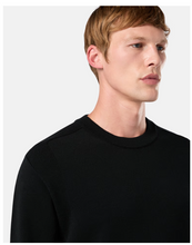 Load image into Gallery viewer, Crewneck sweater 'Stretch RWS' Black