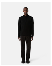 Load image into Gallery viewer, Black Half Zip Sweater