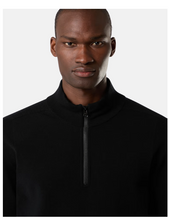 Load image into Gallery viewer, Black Half Zip Sweater