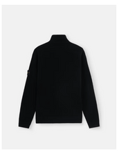 Load image into Gallery viewer, Black Half Zip Sweater