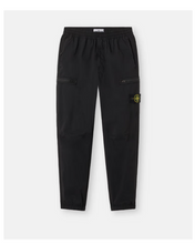 Load image into Gallery viewer, Black Jogger Cargo Pants