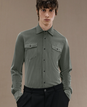 Load image into Gallery viewer, Blue Techno Velvet 1000 Shirt