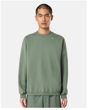 Load image into Gallery viewer, Crewneck Sweatshirt Musk Green Stellina