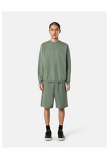Load image into Gallery viewer, Crewneck Sweatshirt Musk Green Stellina