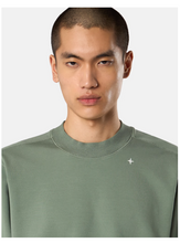 Load image into Gallery viewer, Crewneck Sweatshirt Musk Green Stellina