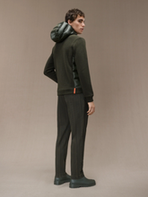 Load image into Gallery viewer, Cardigan Hood Zip Green