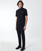Load image into Gallery viewer, Oxford Pocket Polo Black