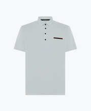 Load image into Gallery viewer, Oxford Pocket Polo White