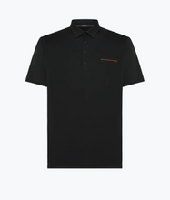Load image into Gallery viewer, Oxford Pocket Polo Black