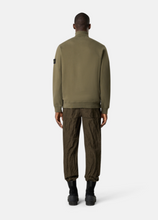 Load image into Gallery viewer, Military Green Half-Zip Sweatshirt