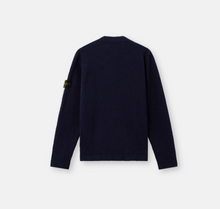Load image into Gallery viewer, Crew Neck Jumper 'Fancy Yarn' Navy