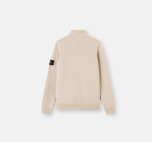 Load image into Gallery viewer, Half-zip Jumper Beige