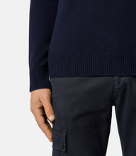 Load image into Gallery viewer, Half-zip Jumper Navy Blue