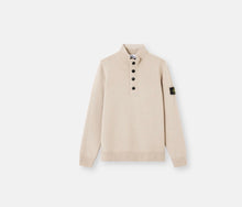Load image into Gallery viewer, Half-zip Jumper Beige