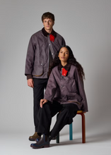 Load image into Gallery viewer, Paul Smith loves Barbour Oversized Bedale Waxed Jacket