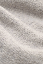 Load image into Gallery viewer, Crew Neck Jumper 'Fancy Yarn' Light Grey