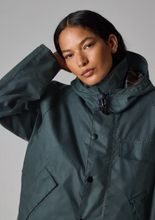 Load image into Gallery viewer, Paul Smith loves Barbour - Dark Slate Waxed Hood