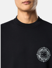 Load image into Gallery viewer, Crew neck sweatshirt 'Print' Black