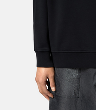 Load image into Gallery viewer, Crew neck sweatshirt 'Print' Black