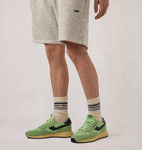 Load image into Gallery viewer, Reelwind Sneakers In Pistachio And Black Nylon And Suede