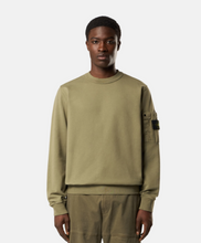 Load image into Gallery viewer, Crew neck sweatshirt 'Seasonal Pocket' Military Green