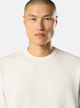 Load image into Gallery viewer, Mesh Stitch Organic Cotton Fleece Ivory