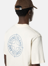 Load image into Gallery viewer, T-shirt With ‘Outline Compass’ Print Ivory