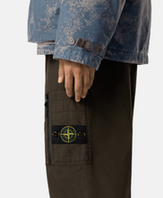 Load image into Gallery viewer, Wide-Leg Cotton-Ripstop Cargo Trousers Brown