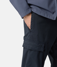 Load image into Gallery viewer, Cargo Cotton Pants Navy Blue