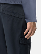 Load image into Gallery viewer, Cargo Cotton Pants Navy Blue