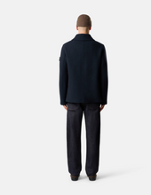 Load image into Gallery viewer, Peacoat With Double-Breasted Closure Navy Blue