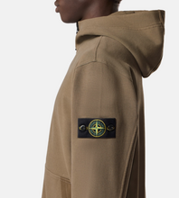 Load image into Gallery viewer, Zip-Up Hooded Sweatshirt Military Green