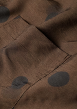 Load image into Gallery viewer, Brown Shadow Polka Viscose-Wool Shirt